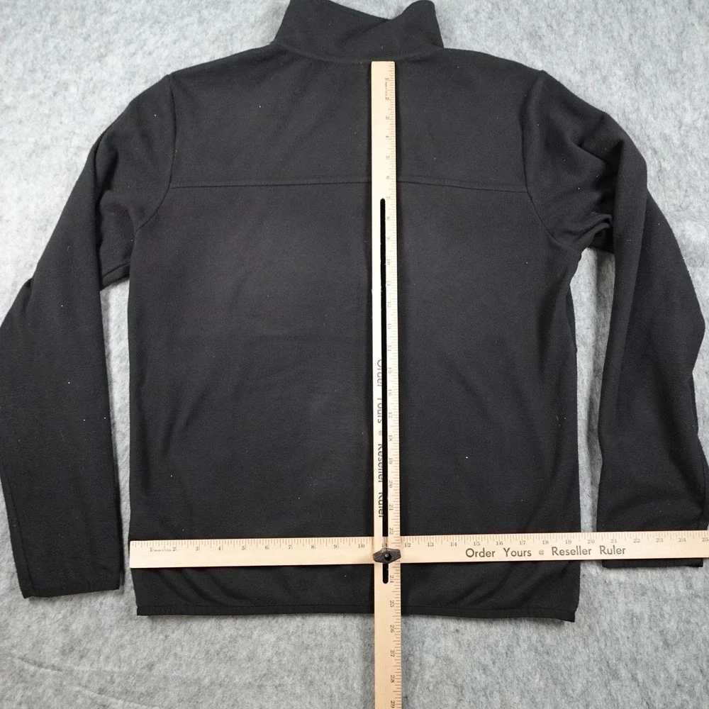 The North Face Jacket Mens Medium Black Fleece Full Zip TKA Glacier Pockets